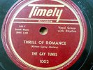 GAY TUNES doowop 78 Thrill of Romance Why leave me this wa-ay-ay MINT Minus RJ 8