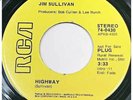 JIM SULLIVAN Highway / Lorelei Lee RCA loner folk psych HEAR  45 rare PROMO