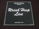 Uriah Heep - 1973 Live Album - White Label Promo WLP w/ original inner sleeves