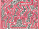 Original Keith Haring poster Fun Gallery 1983