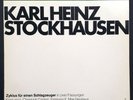 Karlheinz Stockhausen, Vinyl LP Zyklus für einen Schlagzeuger, 60er, Wergo 60010