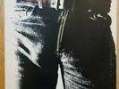 THE ROLLING STONES - STICKY FINGERS  ORIG'71 RSR ANDY WARHOL ZIPPER VG/VG+
