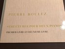 Pierre Boulez Structures Res Pour Deux Pianos LP A+A Kontarsky 8425