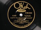 Carolina Club Orchestra OKEH 41408 E/E+ PRE WAR DANCE BAND 78