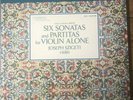 HM 54/55/56 Bach Six Sonatas and Partitas / Joseph Szigeti 3 LP box set