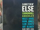 Cannonball Adderley w/ Miles Davis  Somethin' Else  Blue Note LP DG W63 mono