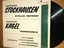STOCKHAUSEN Zyklus / Refrain EX RARE Avant-Garde CLASSICAL Vinyl LP Record NM