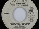 70s Soul Funk 45 LOU EDWARDS Talkin' 'Bout Poor Folks COLUMBIA promo HEAR