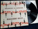 Paganini 24 Caprices / Ruggiero Ricci violin  DECCA SXL 2194  WBG ED1 NM