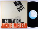 Jackie McLean - Destination Out LP - Blue Note - BST 84165 Stereo RVG NY USA VG+