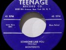 MONTEREYS - VERY RARE - HEAR IT - 1956 - SOMEONE LIKE YOU / TRAIN WHISTLE BLUES