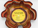 Rolling Stones Record Bowl Emotional Rescue LP Decorated Painted Vinyl Signed