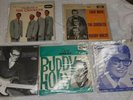 5x BUDDY HOLLY & THE crickets vinyl 45s the sound of Ep / late great/ heartbeat