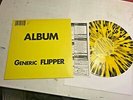 Flipper Generic Album LP +insert '81 '93 sf punk vinyl yellow black splatter col