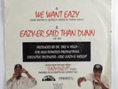 Rap Hip Hop 45 EAZY-E We Want Eazy RUTHLESS picture sleeve HEAR