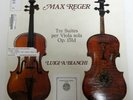 MAX REGER/ LUIGI BIANCHI Three Suites for Violin Solo lp DYNAMIC DS 4000 NM Rare