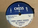 78 RPM Lee Andrews Hearts CHESS 1665 Long Lonely Nights / The Clock  E
