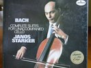 BACH Unaccompanied Cello Suites JANOS STARKER Mercury SRI 3-77002 3 LP set