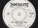 UK Psych 45 - The POETS - Some Things I Can't Forget / Call Again