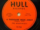 the HEARTBEATS doo-wop 78 A THOUSAND MILES AWAY on Hull in VG+ condition RJ 297