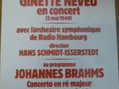 GINETTE NEVEU - SCHMIDT-ISSERSTEDT / BRAHMS violin concerto / STIL