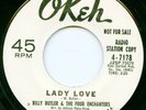 BILLY BUTLER & the FOUR ENCHANTERS on Okeh —LADY LOVE— northern soul 45 | PROMO