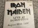 Iron Maiden Live At Donington LP Rare Vtg Powerslave Record