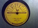 ORIGINAL JOHNNY CASH SUN RECORDS 78 #241-I WALK THE LINE GOOD CONDITION.