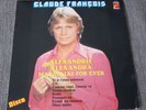 Claude François, Alexandrie Alexandra, LP 33 tours Fleche 67 215 Belgique SABAM