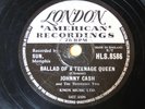 Johnny Cash/Big River & Ballad Of A Teenage Queen/1957 London 10