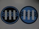 TMR / THIRD MAN RECORDS / JACK WHITE STRIPES - 2 x TURNTABLE SLIPMAT