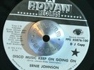 MODERN SOUL 45 - ERNIE JOHNSON - DISCO MUSIC KEEP ON GOING ON Promo M- HEAR