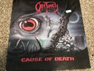 Obituary - Cause Of Death Lp Vinyl 1st Press Death Metal Cannibal Corpse