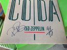 led zeppelin coda vinyl Signed By Jimmy Page And Robert Plant