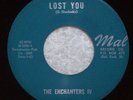 THE ENCHANTERS IV Lost You & Route 66 1960's Chicago Garage MAL Label Oak Park