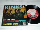 EP Kinks    Set me free             (Frankreich / PYE/Vogue)