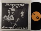 ALICE COOPER/JETHRO TULL Alice N Ian 9-71 LP SHRINK *