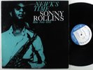 SONNY ROLLINS Newk's Time BLUE NOTE LP NM france *