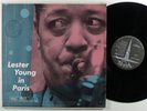 LESTER YOUNG In Paris VERVE LP VG++ mono *