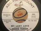 Dennis Turner - My Lady Love/Golden Hair 45 Promo Rare Popcorn NM Hear