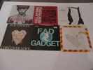FAD GADGET 6x single Package Rickys hand, incesticide One mans army rare