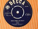 LULU Here Come's The Night Decca UK 1964 Near Mint 60s Pop 7