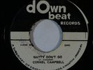 Reggae 45 CORNELL CAMPBELL Natty Don't Go on Down Beat