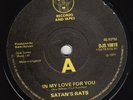 SATAN'S RATS In My Love For You RARE UK powerpop 7