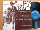 XID 5167 Janos Starker Bach Suites For Cello no. 1 & 4 SAGA 1963 Mono NM/EX