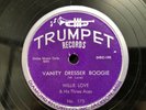 Original ’Trumpet’ USA 78RPM: Blues: Willie Love: Vanity Dresser Boogie
