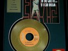 24Kt. Gold Plated 45 RPM Single Record-Framed Elvis Presley If I can dream, ght