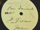 Columbia Test Pressing-Unissued Rejected Take-Giovanni Vicari-banjo (NYC 1928)
