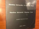 Hamline University A Cappella Choir LP 1963-1964 Robert Holliday Director SEALED