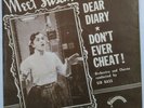 SUSAN SILO Dear Diary / Don't Ever Cheat 45 TEEN / POP Picture Sleeve
